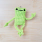 Crochet Leggy Froggy Keychain