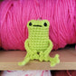 Crochet Leggy Froggy Keychain