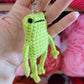 Crochet Leggy Froggy Keychain