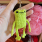 Crochet Leggy Froggy Keychain