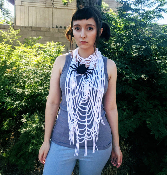 Crochet Pattern: Spider Web Shawl