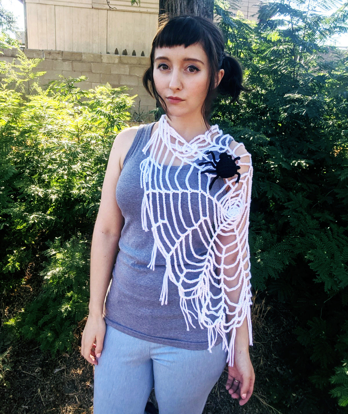 Crochet Pattern: Spider Web Shawl