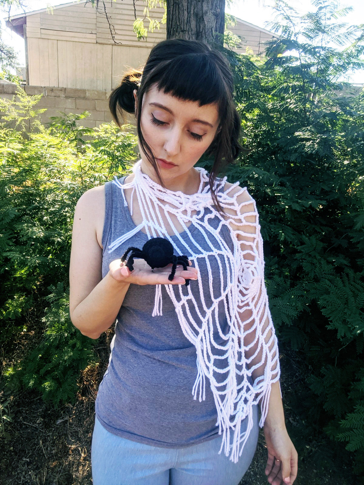 Crochet Pattern: Spider Web Shawl