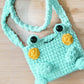 Crochet Pattern: Froggy Plushie Phone Bag