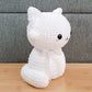 Pretty Kitty Jumbo Plushie - Hand Crocheted Adorable Stuffed Animal Cat - Sample Sale