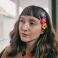 Puffy Flower Hair Clips