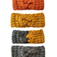 Twisted and Textured Crochet Headband - Inventory Sale