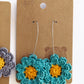 Crochet Flower Earrings - Choose your favorite flower