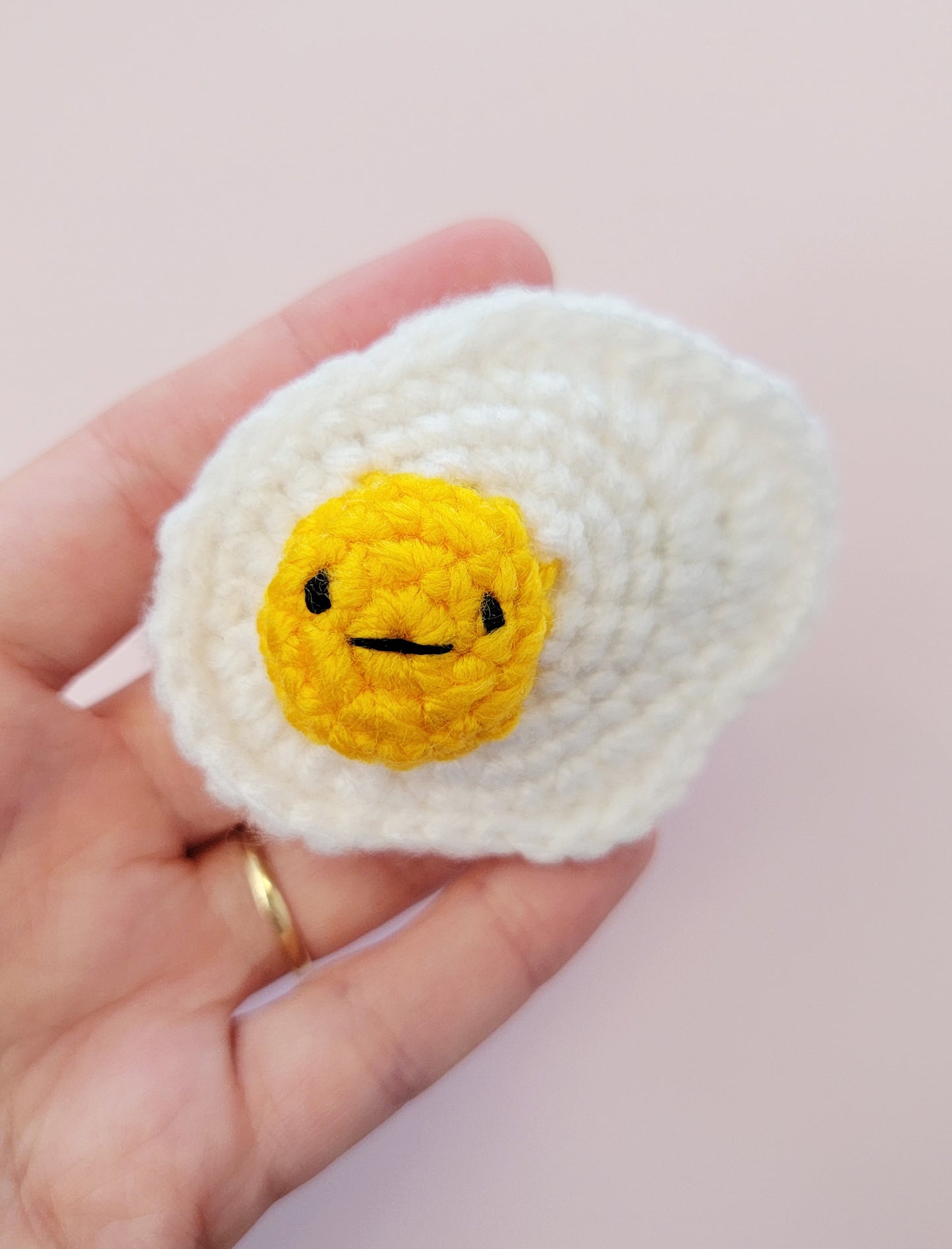 Crochet Pattern: Egg Hair Clip
