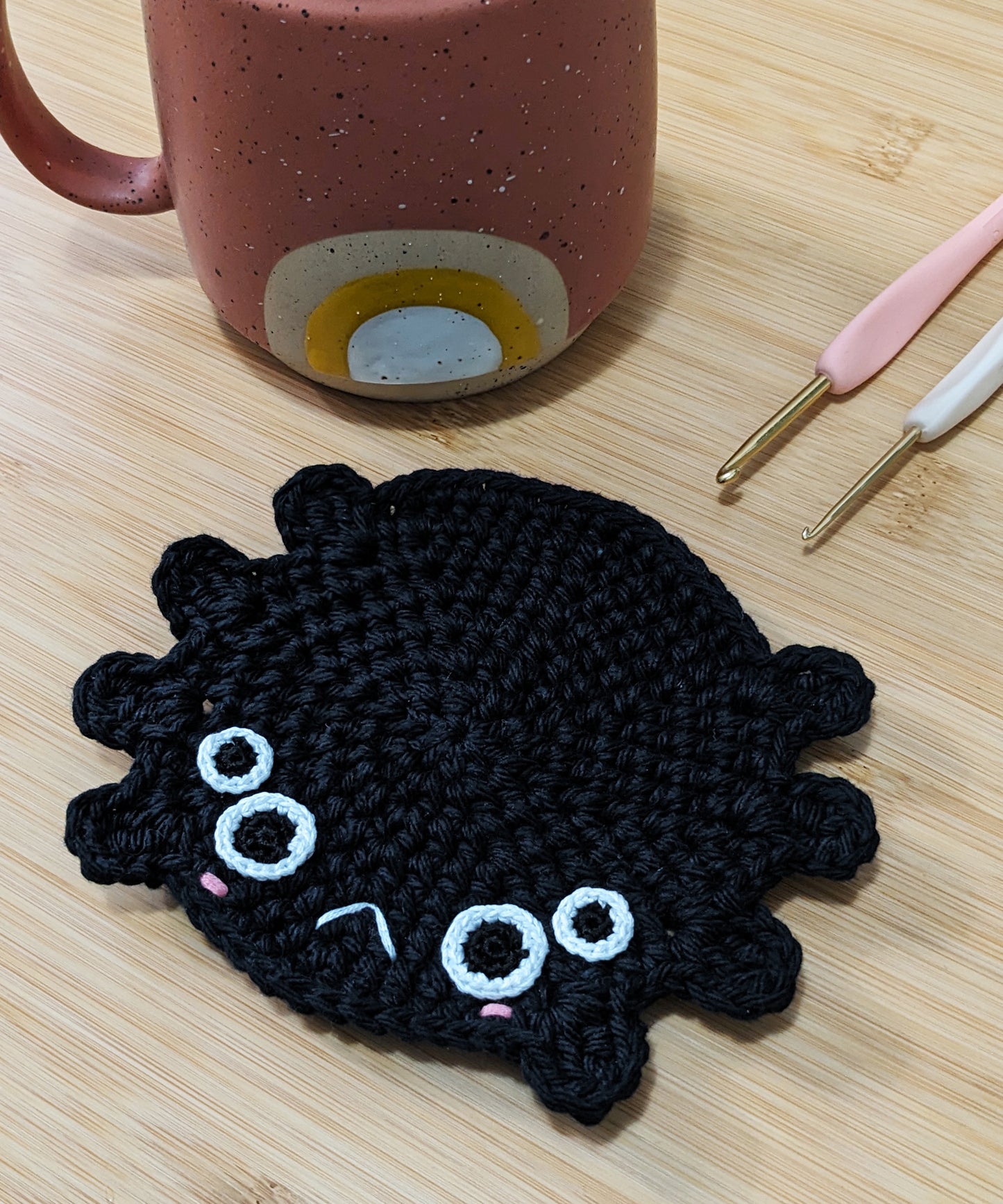 Crochet Pattern: Chonky Spider Coaster