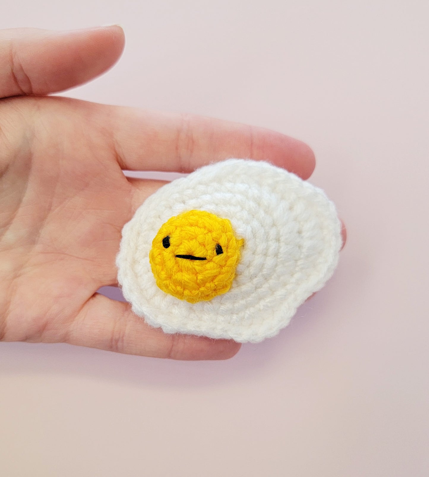 Crochet Pattern: Egg Hair Clip