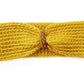 Mustard Turban Style Crochet Headband - Inventory Sale