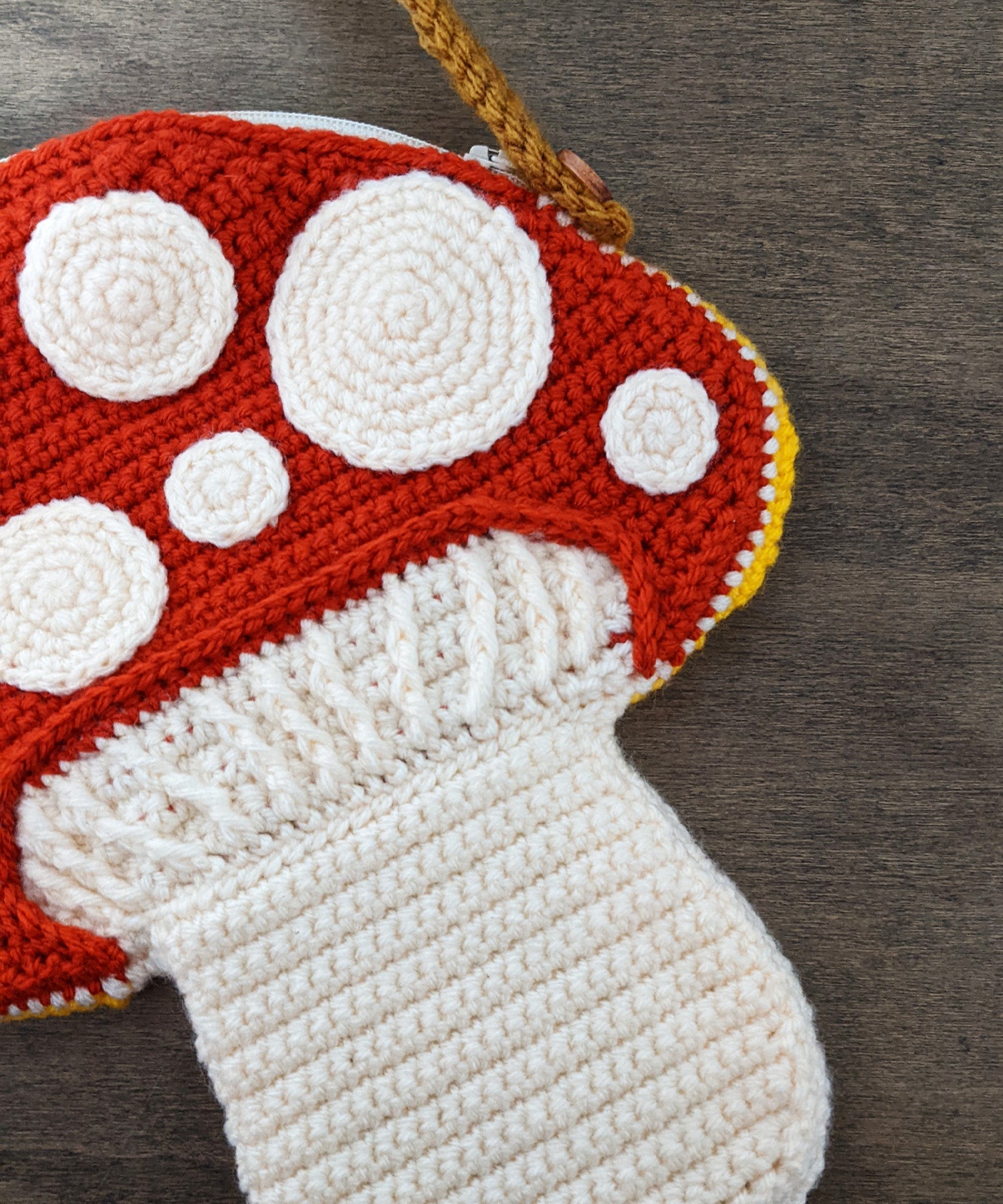 Mushroom discount crochet bag