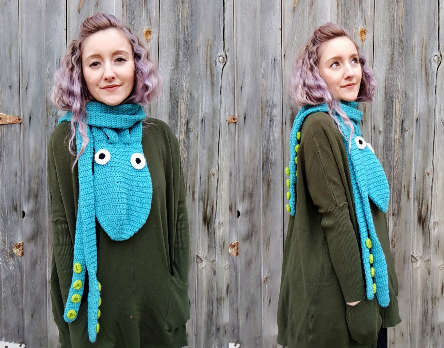 Crochet Pattern: Octopus Scarf