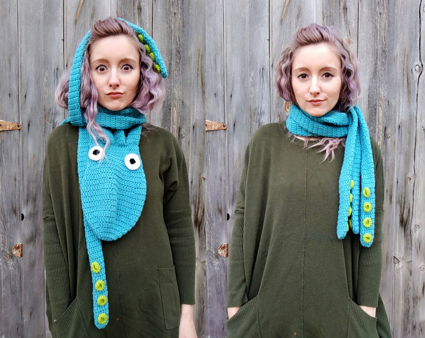 Crochet Pattern: Octopus Scarf