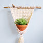 Crochet Pattern: Faux Macrame Hanging Planter With Tassel