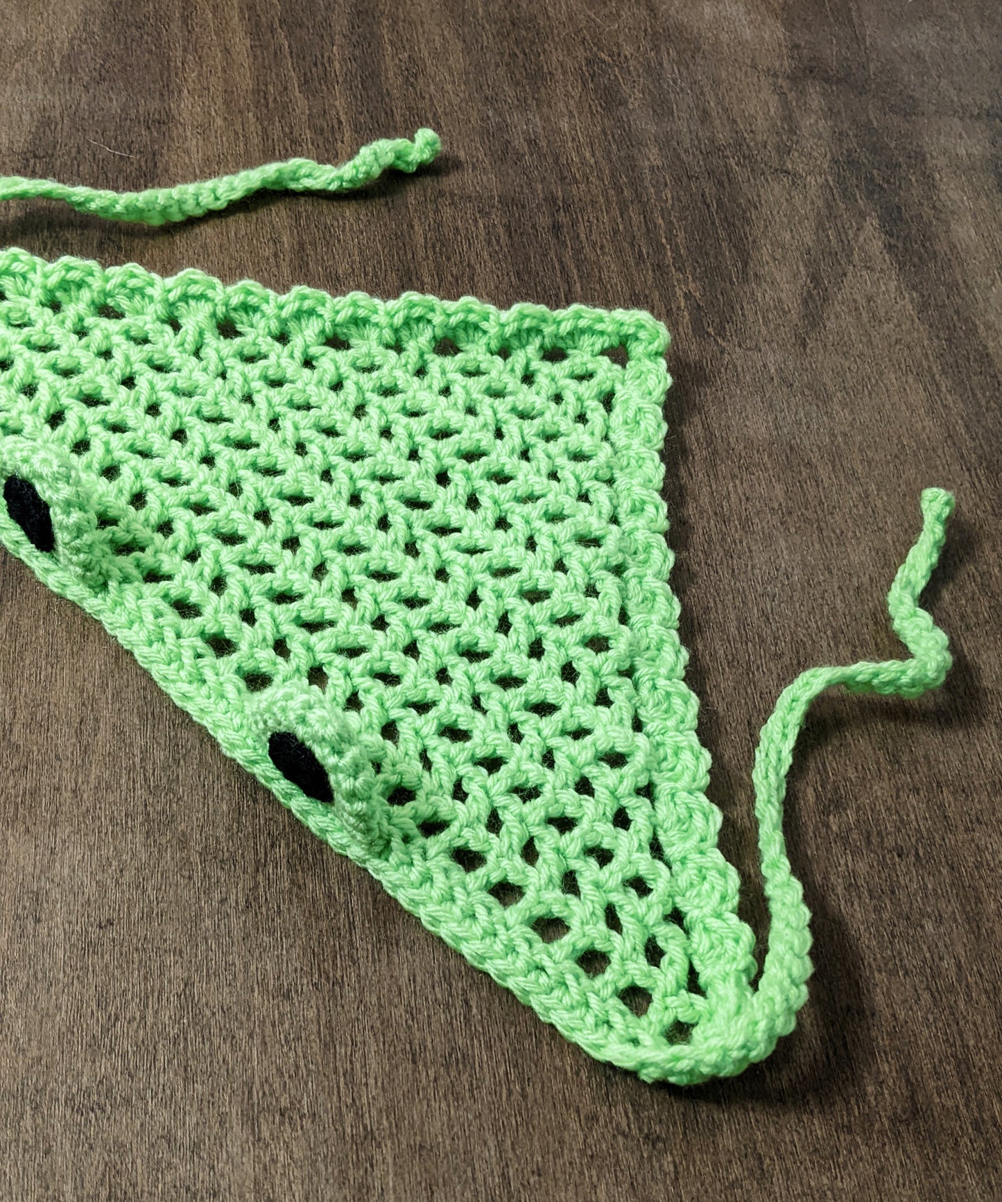 Crochet Pattern: Froggy Bandana