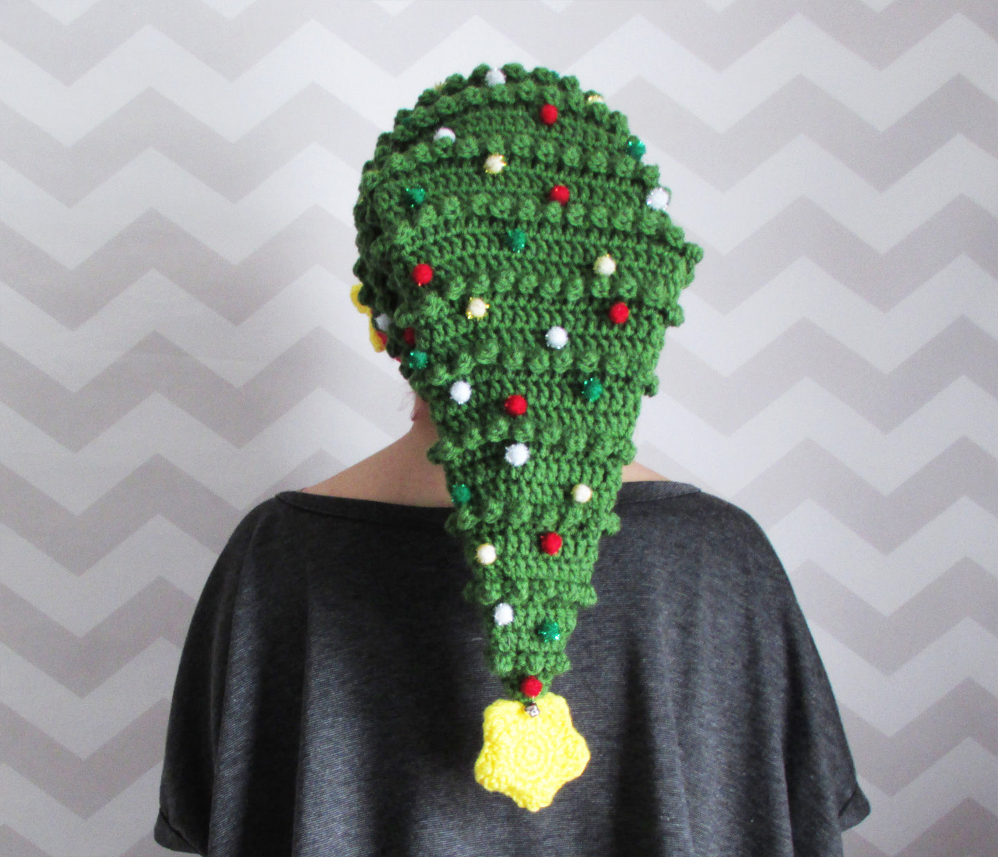 Crochet Pattern: Christmas Tree Hat