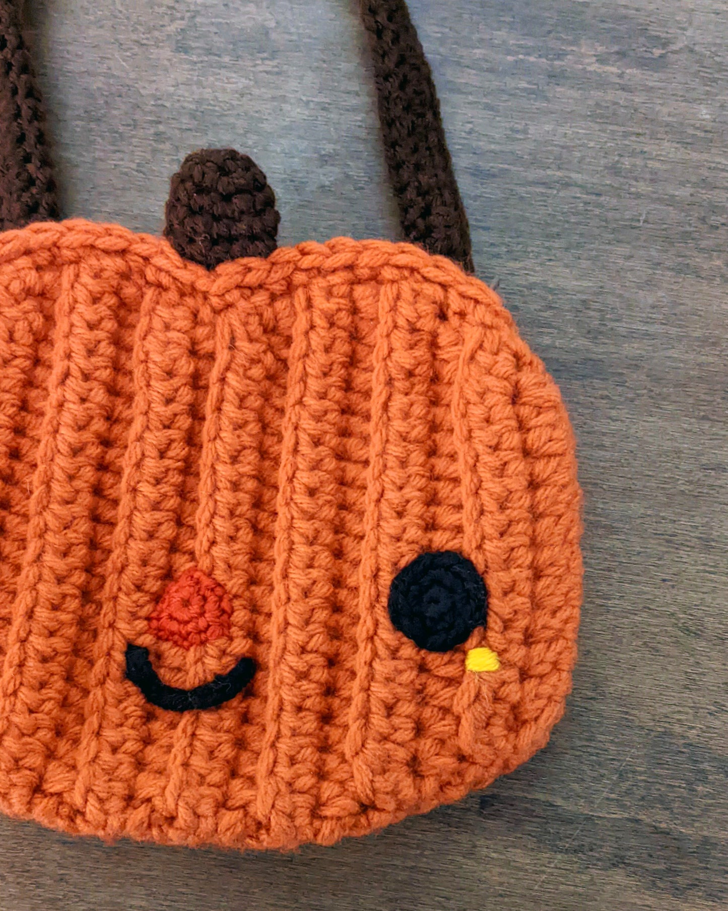 Crochet Pattern: Crossbody Pumpkin Bag