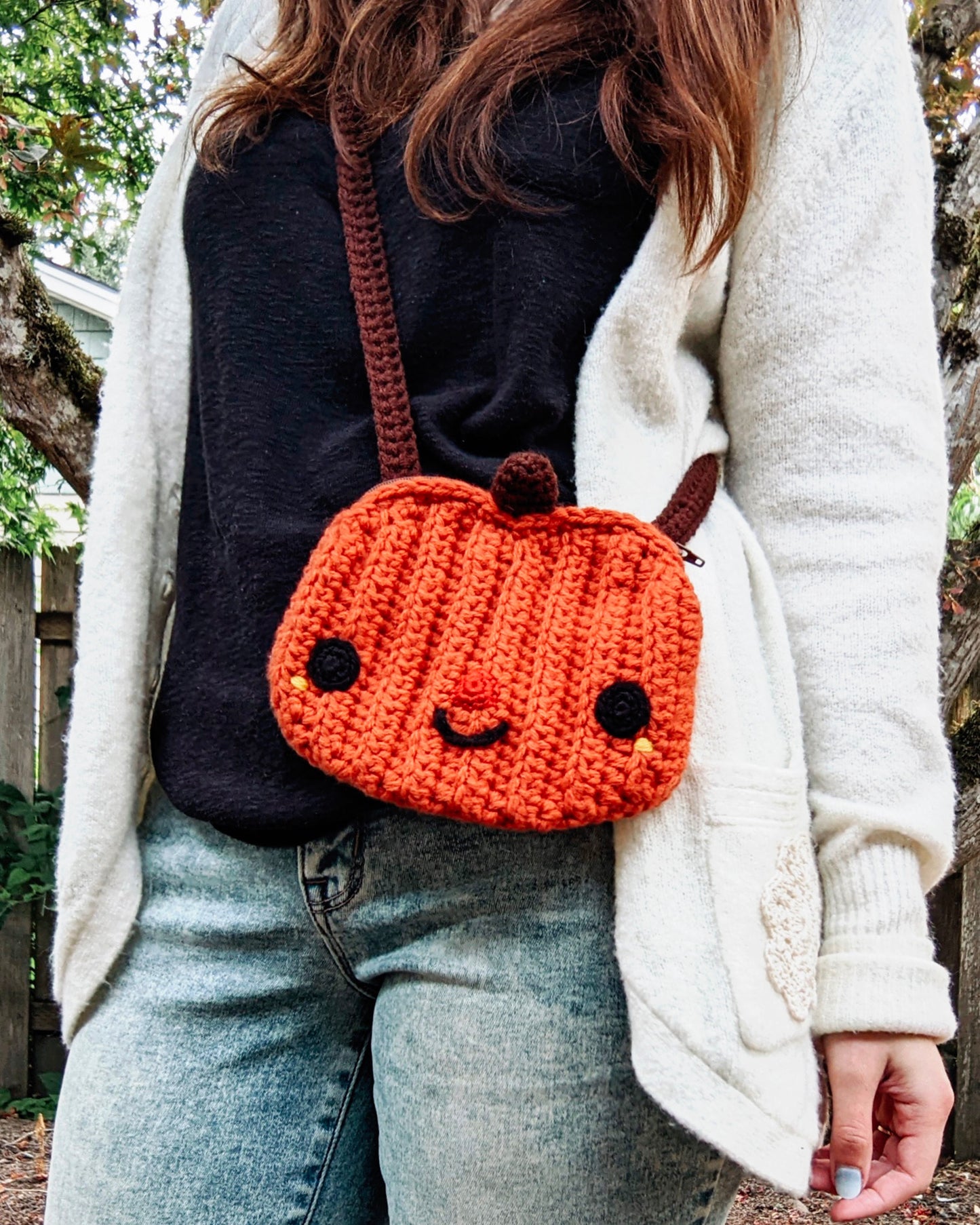 Crochet Pattern: Crossbody Pumpkin Bag