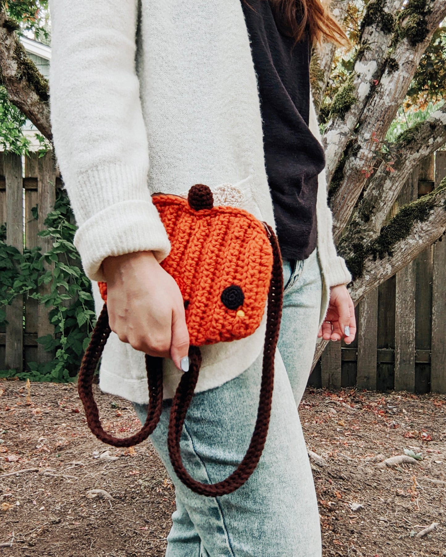 Crochet Pattern: Crossbody Pumpkin Bag