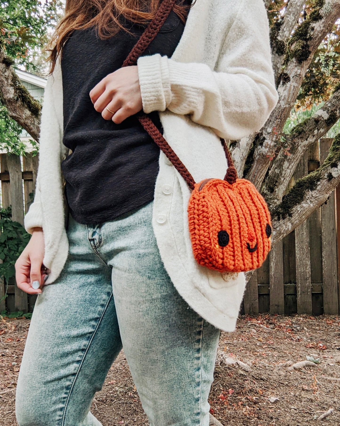 Crochet Pattern: Crossbody Pumpkin Bag