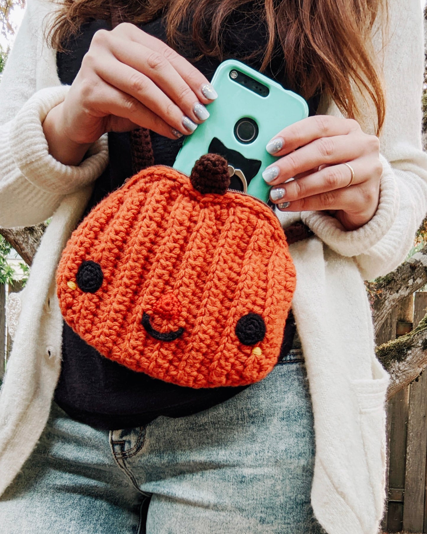 Crochet Pattern: Crossbody Pumpkin Bag