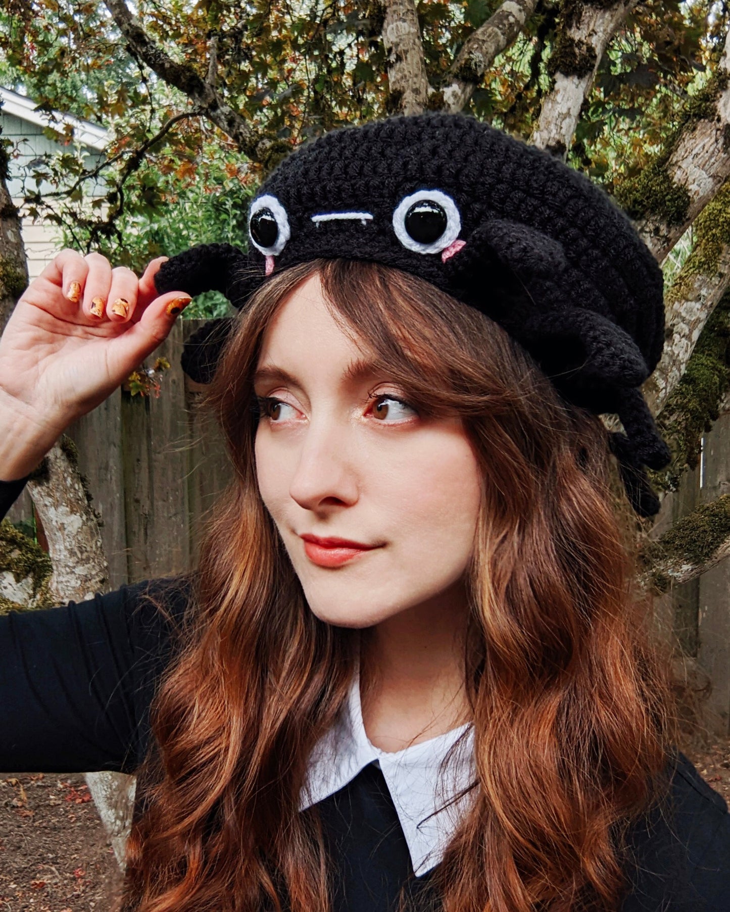 Crochet Pattern: Spider Beret Hat