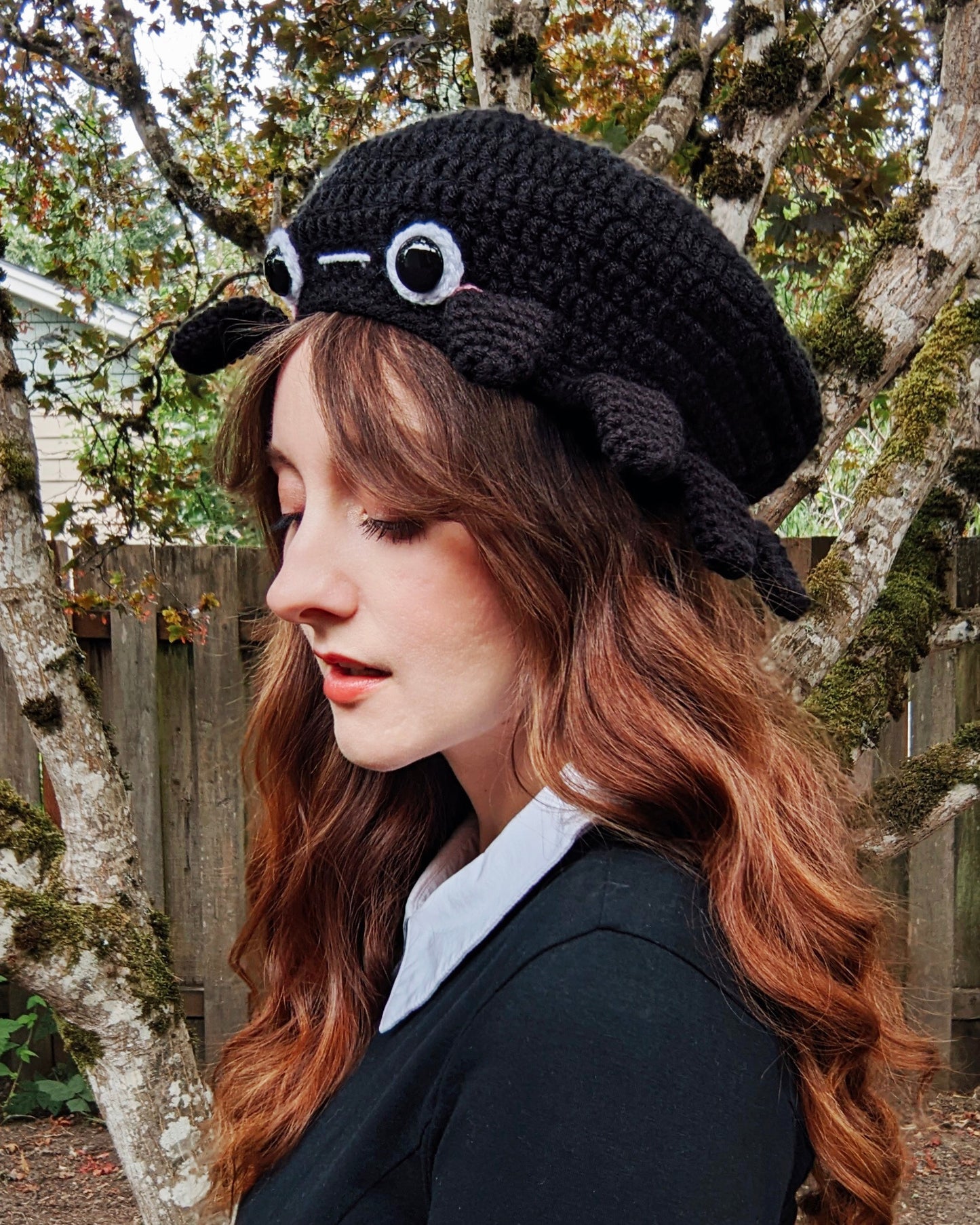 Crochet Pattern: Spider Beret Hat