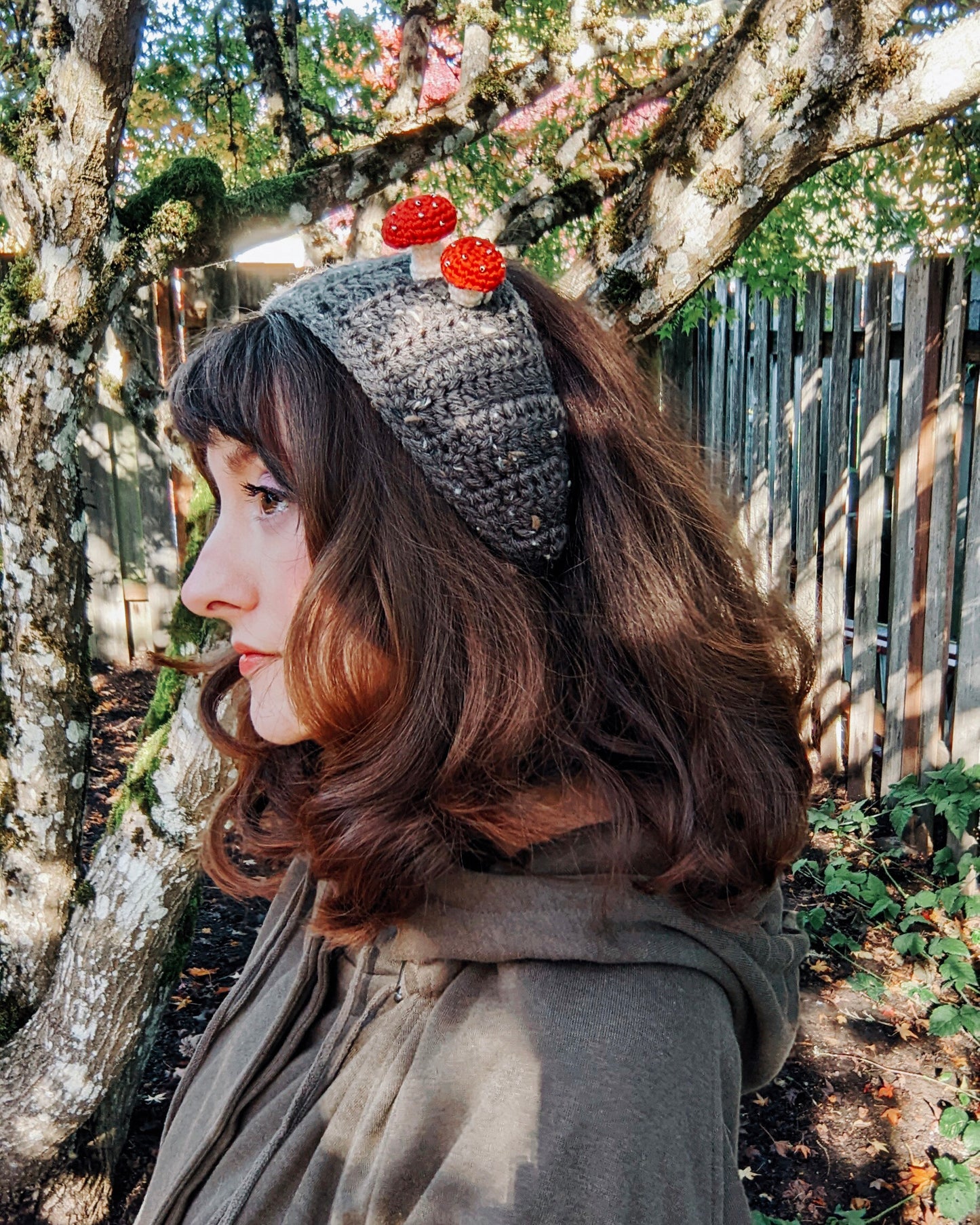 Crochet Pattern: Mini Mushrooms Headband