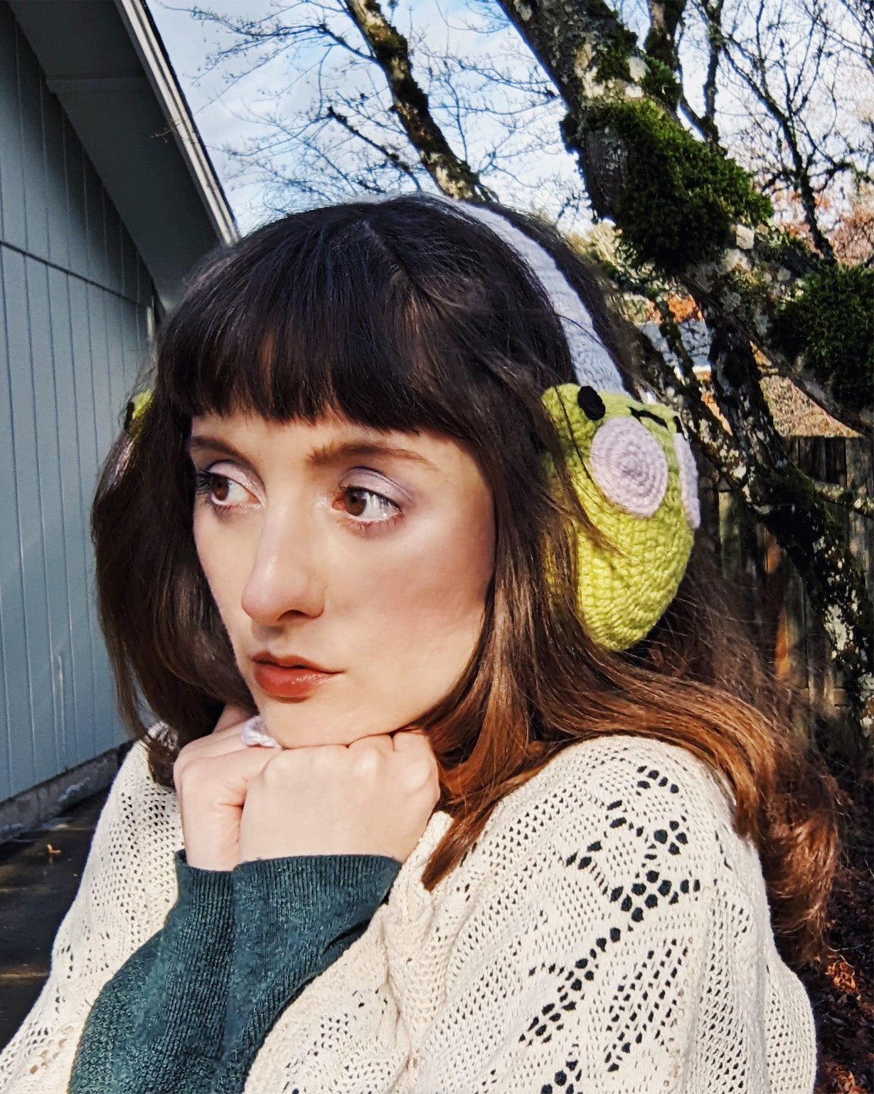 Crochet Pattern: Froggy Earmuffs