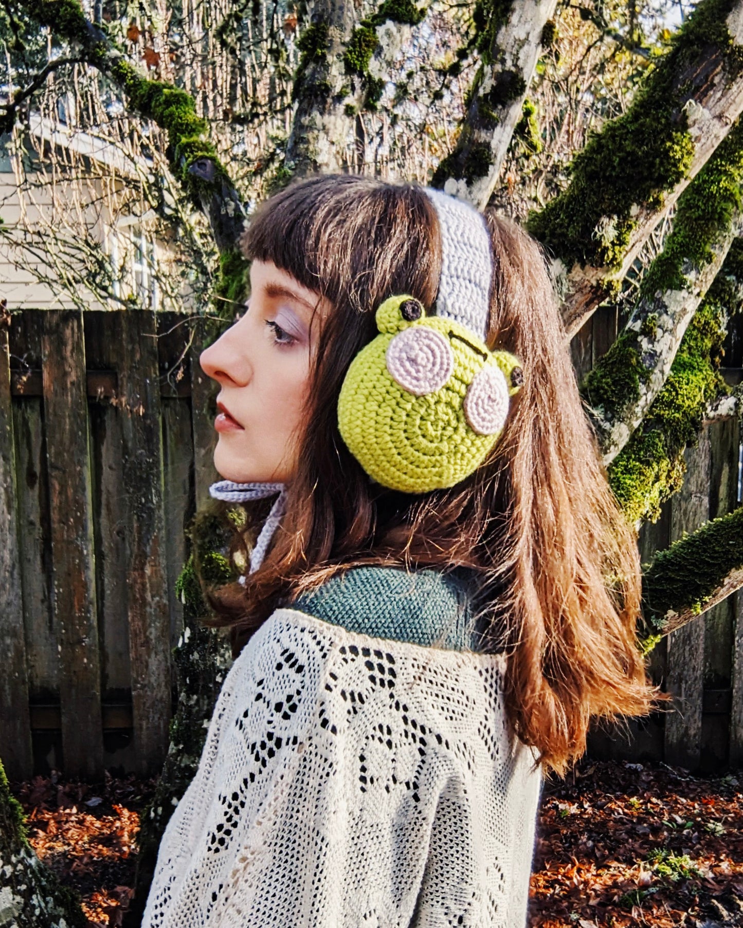 Crochet Pattern: Froggy Earmuffs