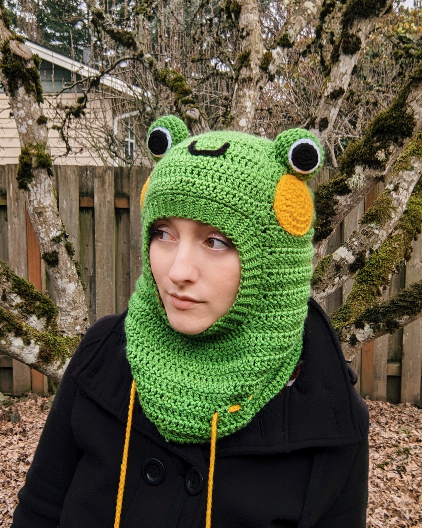 Crochet Pattern: Froggy Balaclava