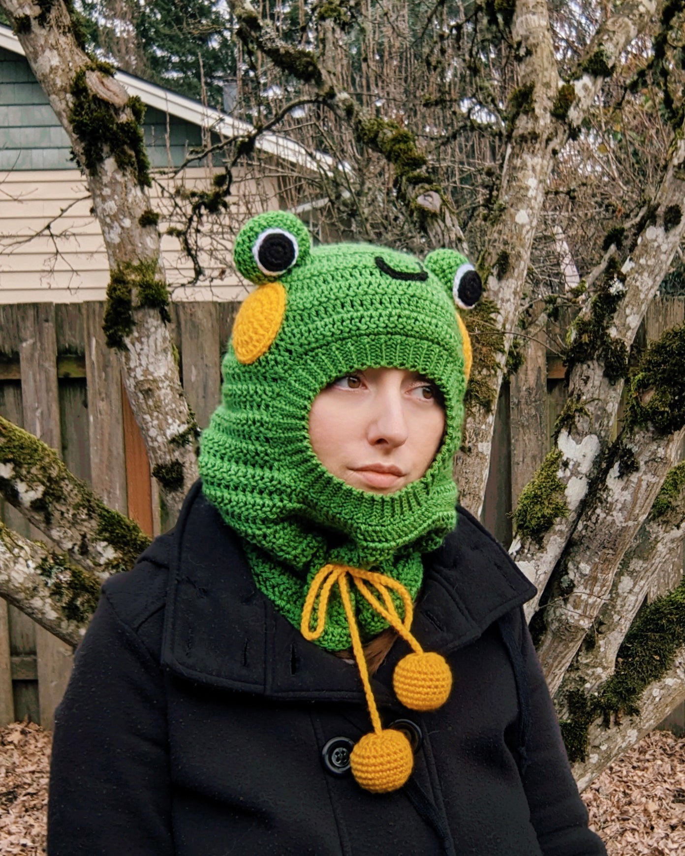 Crochet Pattern: Froggy Balaclava