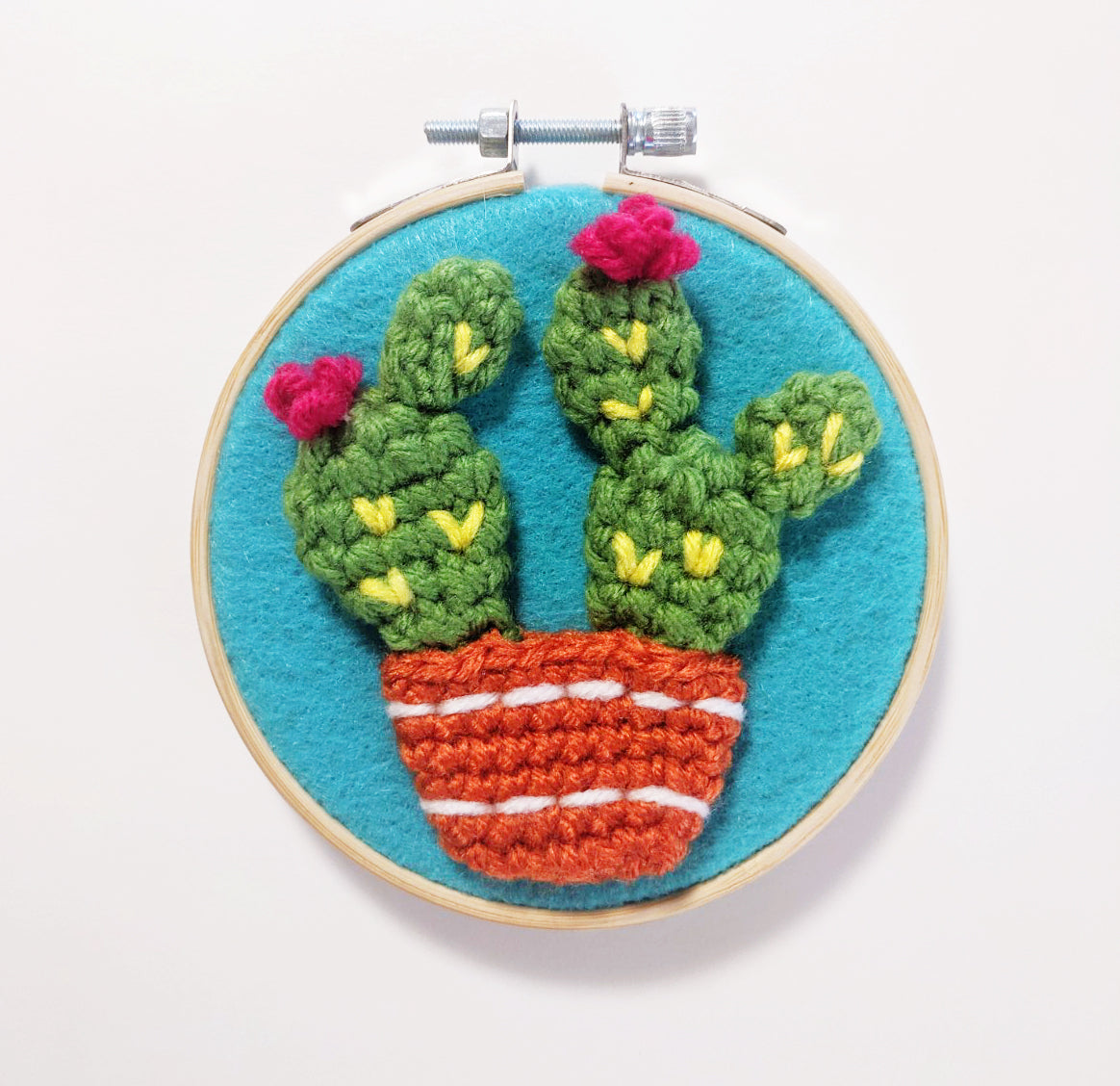 Crochet Pattern: Cactus Wall Hanging