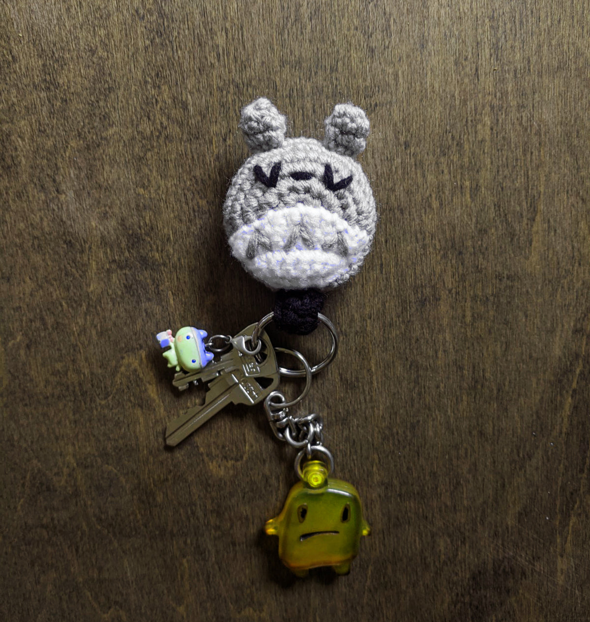 Friendly Chinchilla Key Ring Holder