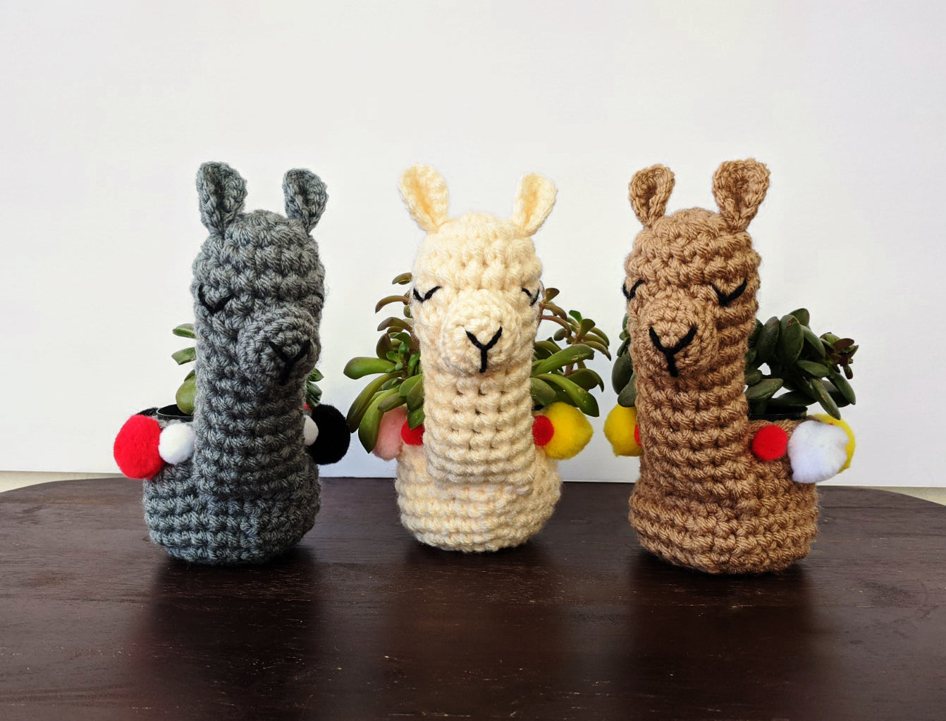 Crochet Pattern: Llama Planter