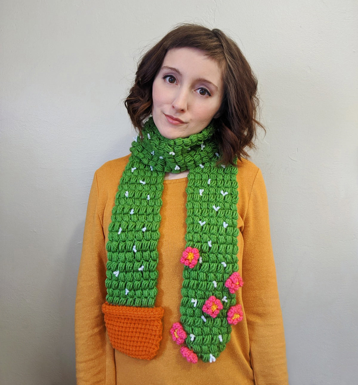 Crochet Pattern: Cactus Scarf