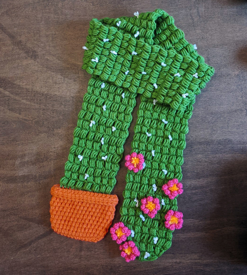 Crochet Pattern: Cactus Scarf