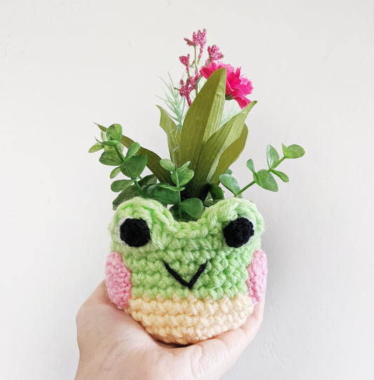 Adorable Froggy Planter - Pot Cover for 2" Pots - Sample Sale
