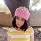 Crochet Pattern: Strawberry Slouchy Hat