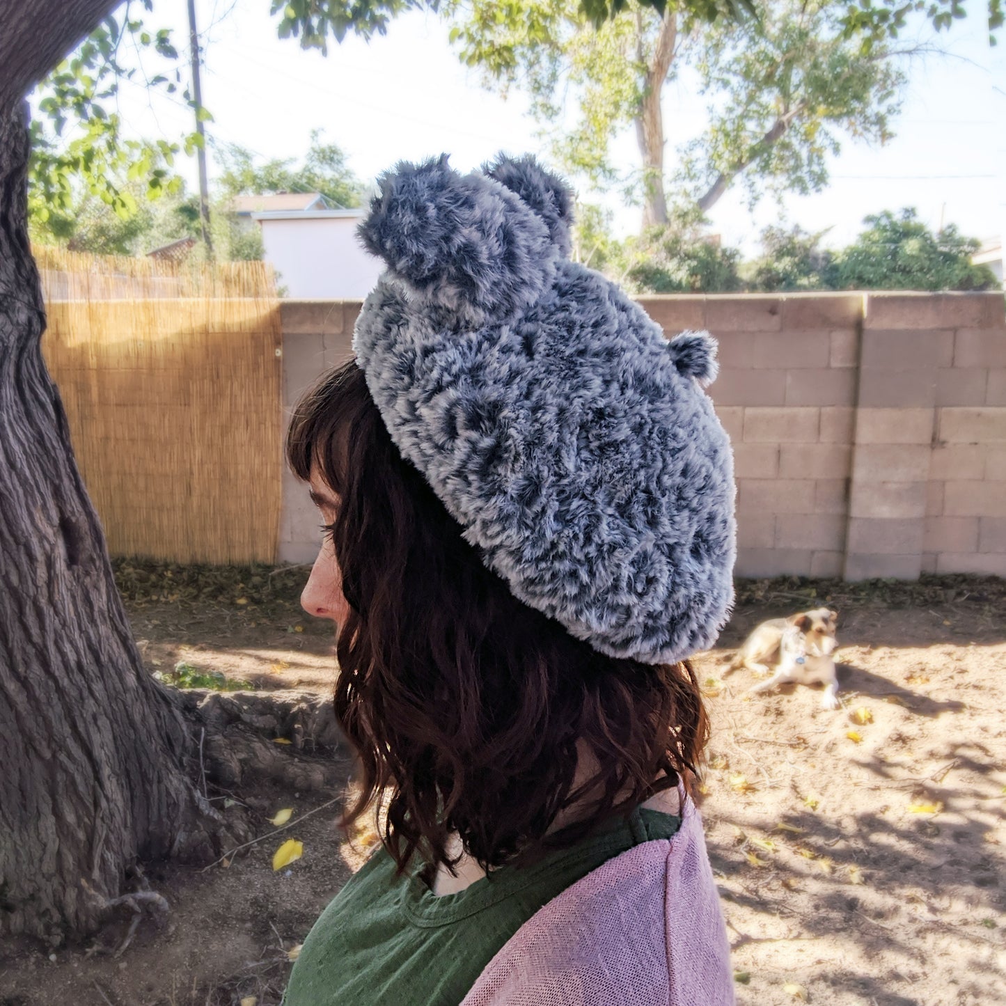 Crochet Pattern: Fuzzy Bunny Beret Hat