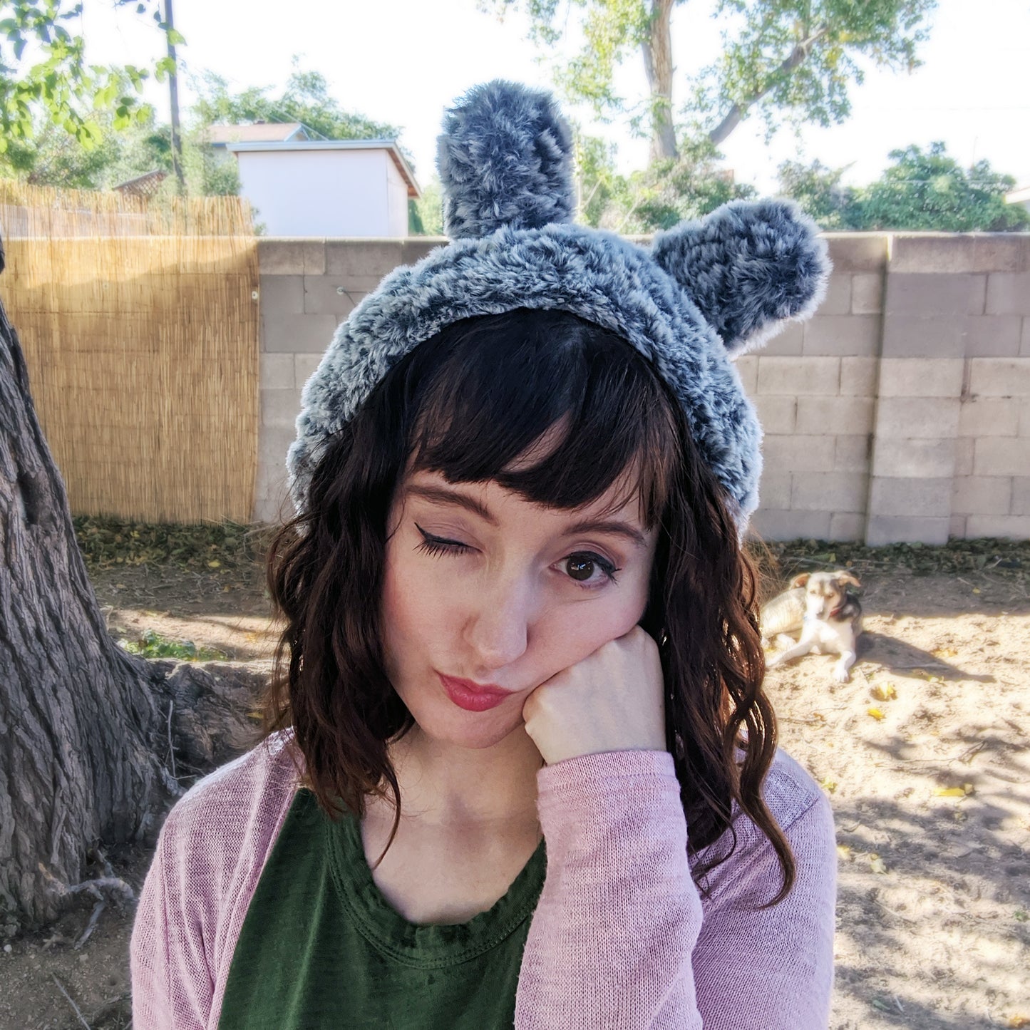 Crochet Pattern: Fuzzy Bunny Beret Hat