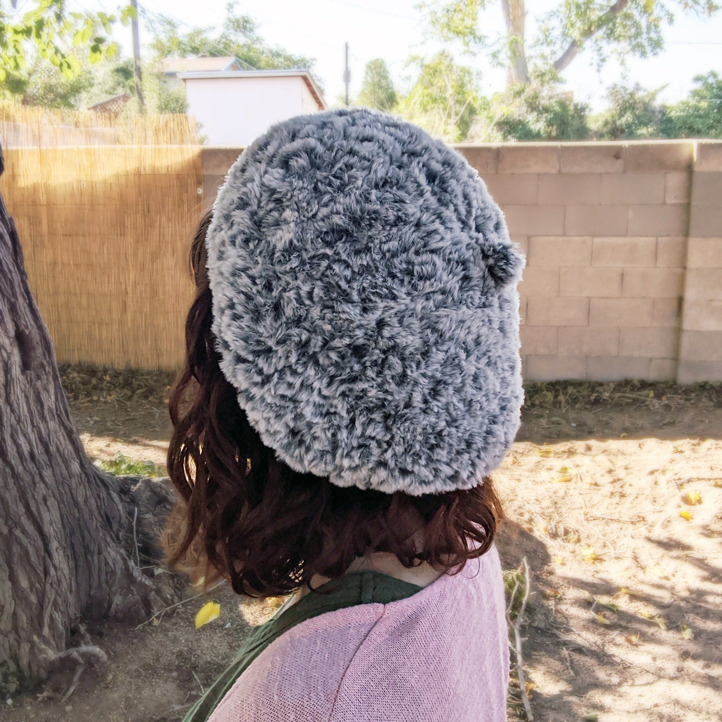 Crochet Pattern: Fuzzy Bunny Beret Hat