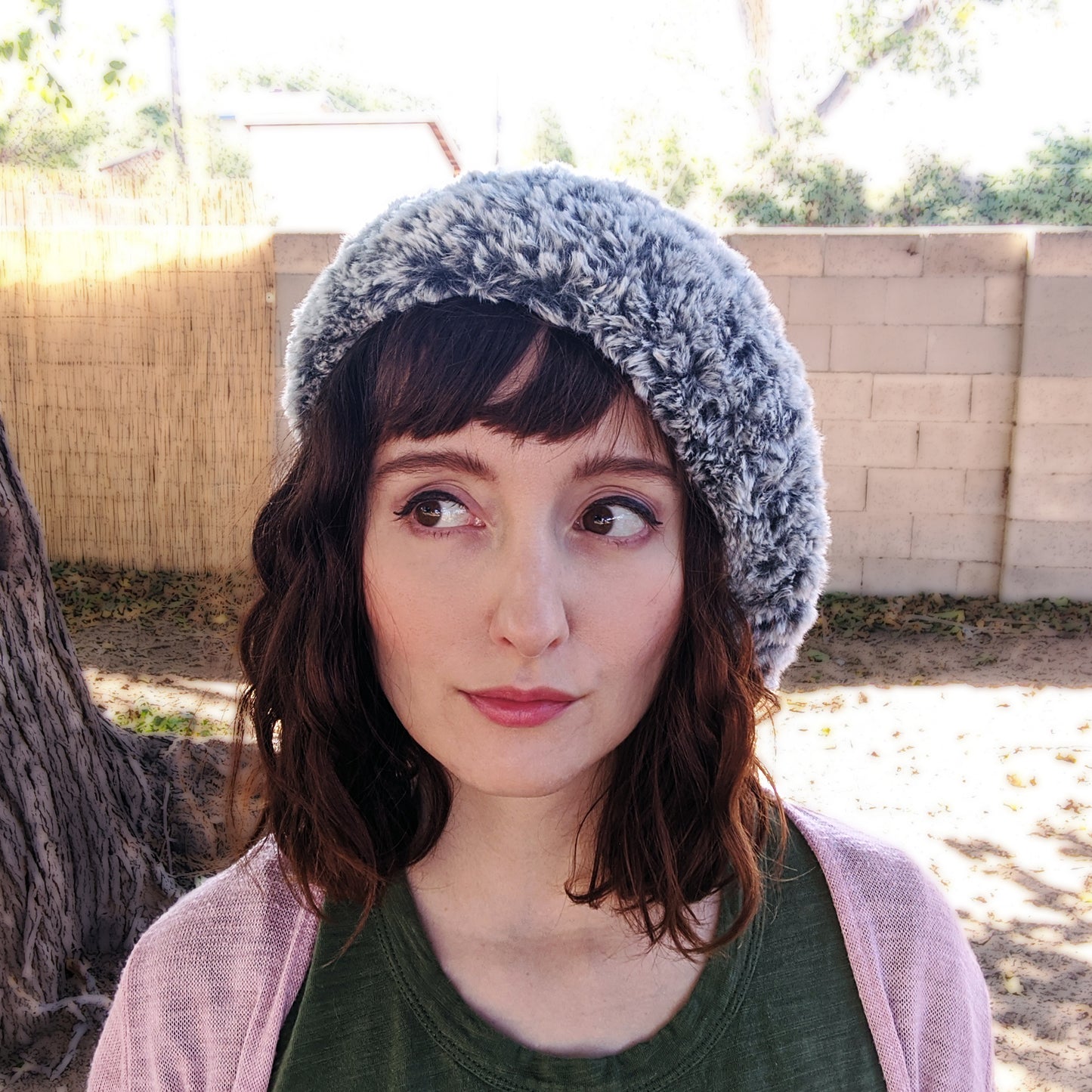 Crochet Pattern: Fuzzy Bunny Beret Hat