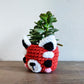 Crochet Pattern: Red Panda Planter