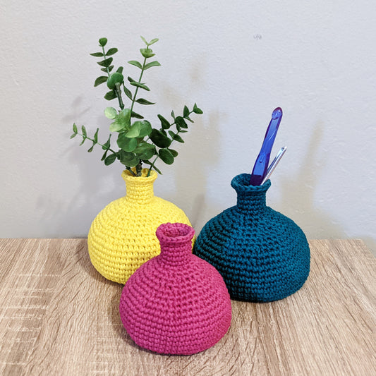 Crochet Pattern: Decorative Vase