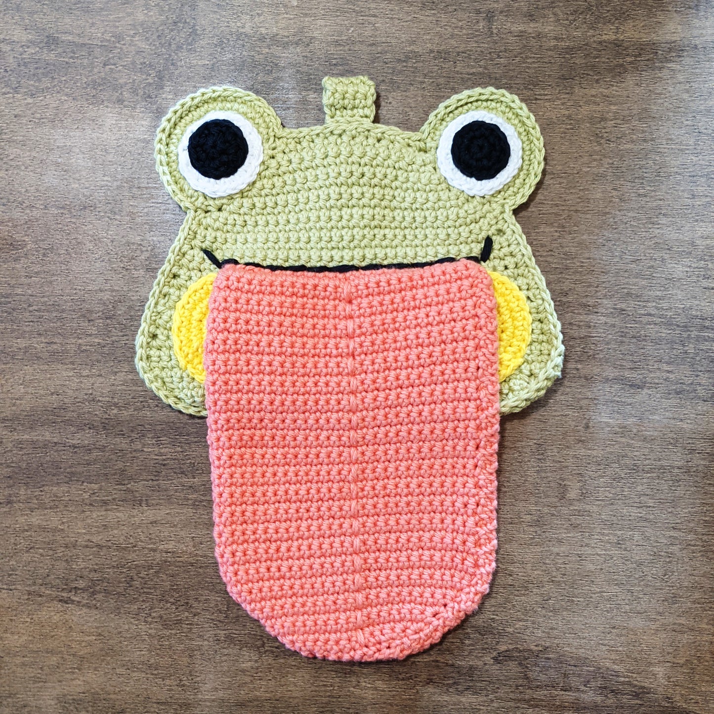 Crochet Pattern: Froggy Kitchen Towel