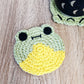 Crochet Pattern: Froggy Coasters