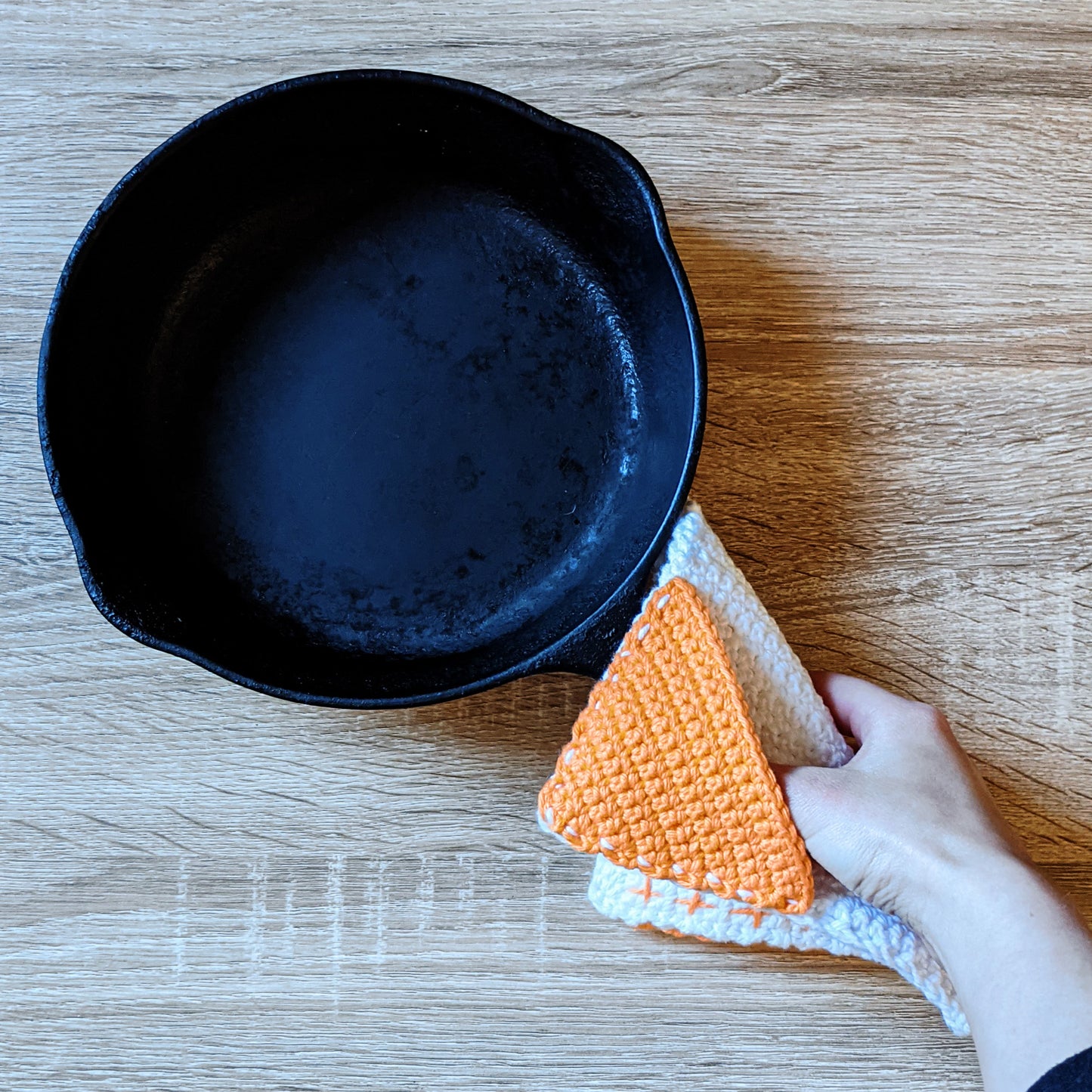 Crochet Pattern: Crosses Pot Holder